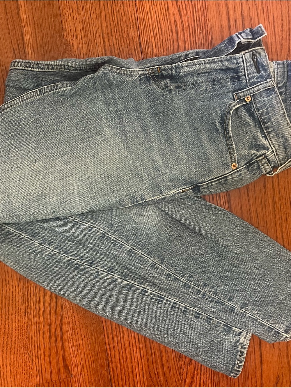 Gap Light Wash Straight Leg Jeans